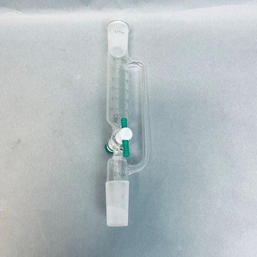 Chemglass Addition Funnel 25 ml Graduated 24/40 Joint with PTFE Stopcock Jointed Glassware Chemglass