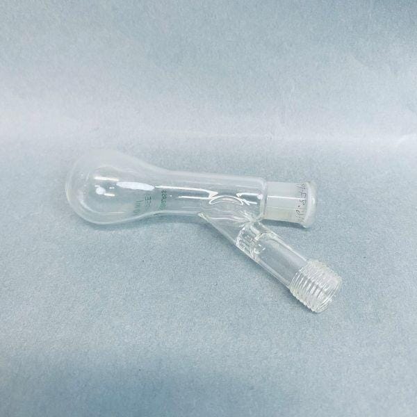 Chemglass Airfree Schlenk Reaction Flask 10 ml 14/20 Outer Joint Lot of 3 Flasks Jointed Glassware Chemglass