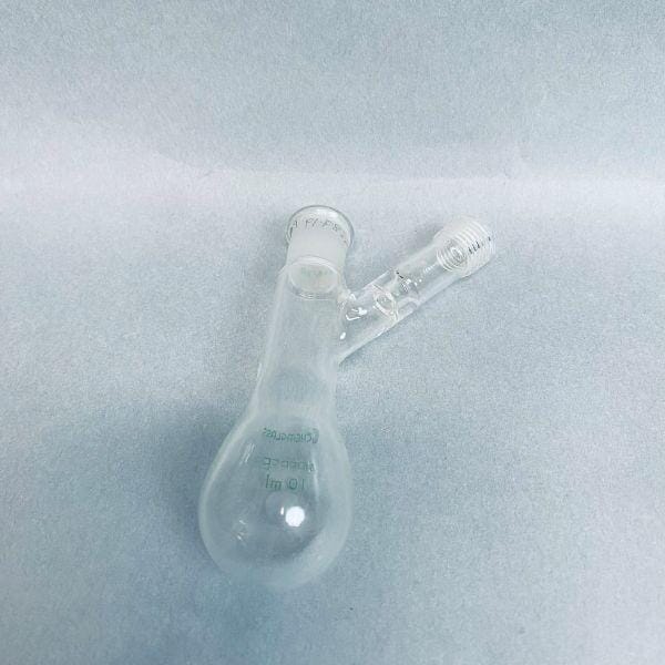Chemglass Airfree Schlenk Reaction Flask 10 ml 14/20 Outer Joint Lot of 3 Flasks Jointed Glassware Chemglass