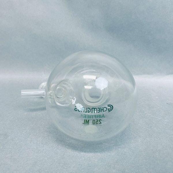 Chemglass Airfree Schlenk Reaction Flask 250 ml 24/40 Outer Jointed Glassware Chemglass
