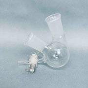 Chemglass Airfree Schlenk Round Bottom Flask 100 ml 2 Neck with 24/40 Joints Jointed Glassware Chemglass