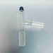 Chemglass Angled Distillation Adapter 24/40 Joints and #7 Chem-Thread Fitting Jointed Glassware Chemglass