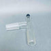 Chemglass Angled Distillation Adapter 24/40 Joints and #7 Chem-Thread Fitting Jointed Glassware Chemglass