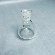 Chemglass Apollo Single Neck Flask 50 ml Heavy Wall 14/20 Outer Joint - Lot of 3 Flasks Lab Flasks Chemglass