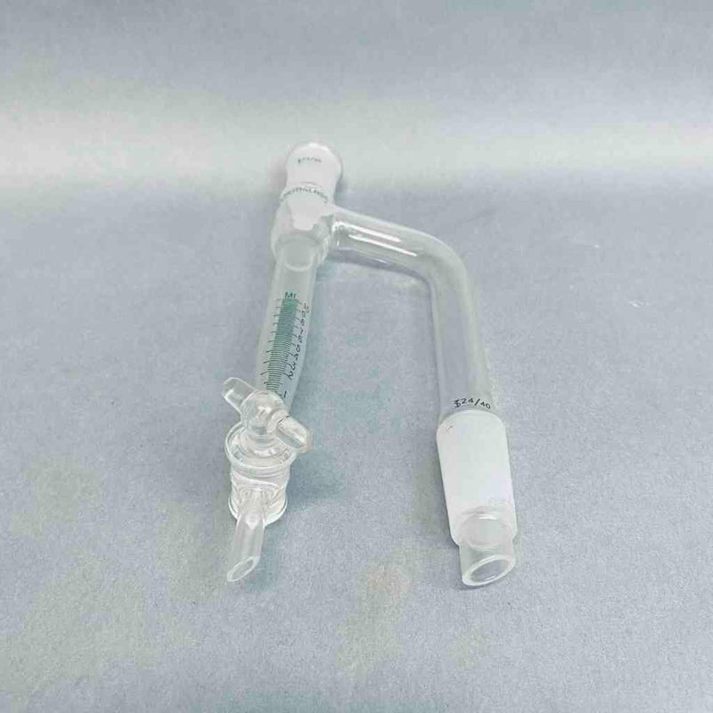 Chemglass Barrett Distilling Receiver 10 ml 24/40 Joints with Glass Stopcock Jointed Glassware Chemglass