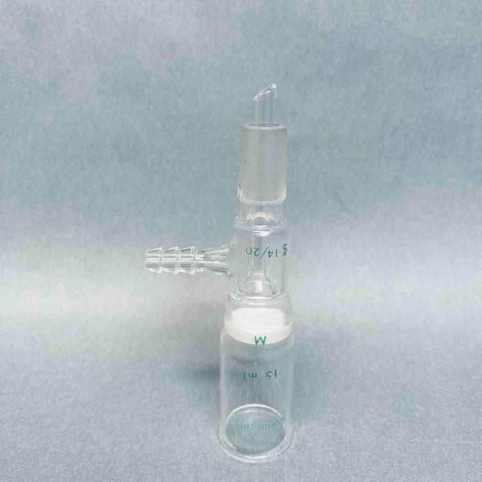 Chemglass Buchner Filter Funnel 15 ml 14/20 Lower Vaccum Assy Medium Frit Funnels Chemglass