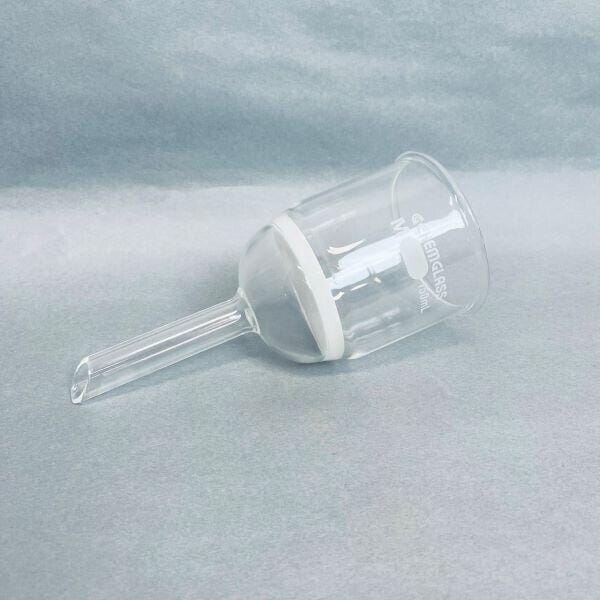 ChemGlass Buchner Filter Funnel 150 ml Medium Frit Filters Chemglass
