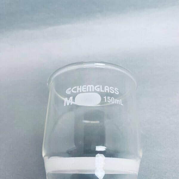 ChemGlass Buchner Filter Funnel 150 ml Medium Frit Filters Chemglass