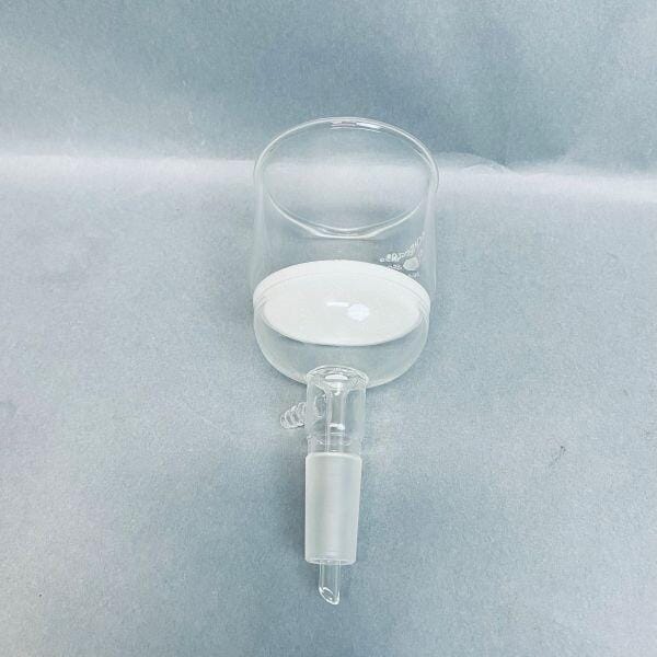 Chemglass Buchner Filter Funnel 350 ml Coarse Frit 24/40 Lower Vacuum Assembly Jointed Glassware Chemglass