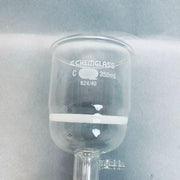 Chemglass Buchner Filter Funnel 350 ml Coarse Frit 24/40 Lower Vacuum Assembly Jointed Glassware Chemglass