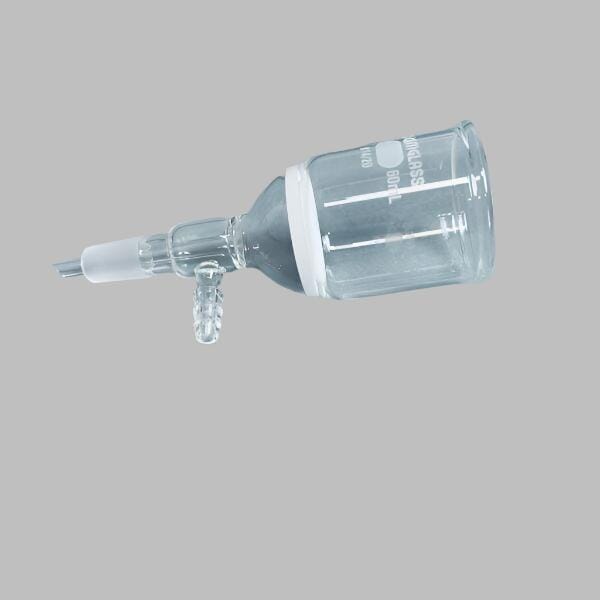 Chemglass Buchner Filter Funnel 60 ml 14/20 Lower Vacuum Assembly Medium Frit Glassware Chemglass