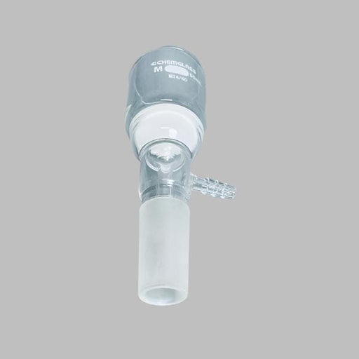 Chemglass Buchner Filter Funnel 60 ml 24/40 Lower Vacuum Assembly Medium Frit Glassware Chemglass