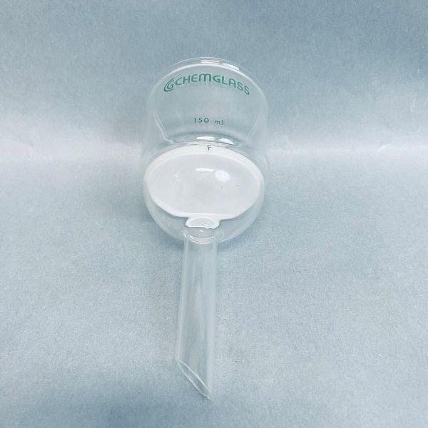 Chemglass Buchner Filter Funnel Fine Frit 150 ml Funnels Chemglass