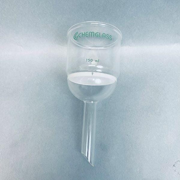 Chemglass Buchner Filter Funnel Fine Frit 150 ml Funnels Chemglass