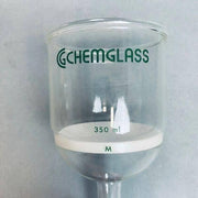 Chemglass Buchner Filter Funnel Medium Frit 350 ml Funnels Chemglass