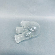 Chemglass CG-1524-A-02 Round Bottom Flask 3 Neck 25 ml 14/20 Standard Joints - Lot of 2 Flasks Jointed Glassware Chemglass