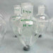Chemglass CG-1554-28 50 ml Pear Shaped Flask 14/20 Outer Joint Set of 8 Glassware Chemglass