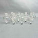 Chemglass CG-1554-28 50 ml Pear Shaped Flask 14/20 Outer Joint Set of 8 Glassware Chemglass