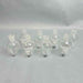 Chemglass CG-1554-28 50 ml Pear Shaped Flask 14/20 Outer Joint Set of 8 Glassware Chemglass