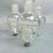 Chemglass CG-1554-28 50 ml Pear Shaped Flask 14/20 Outer Joint Set of 8 Glassware Chemglass