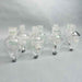 Chemglass CG-1554-28 50 ml Pear Shaped Flask 14/20 Outer Joint Set of 8 Glassware Chemglass