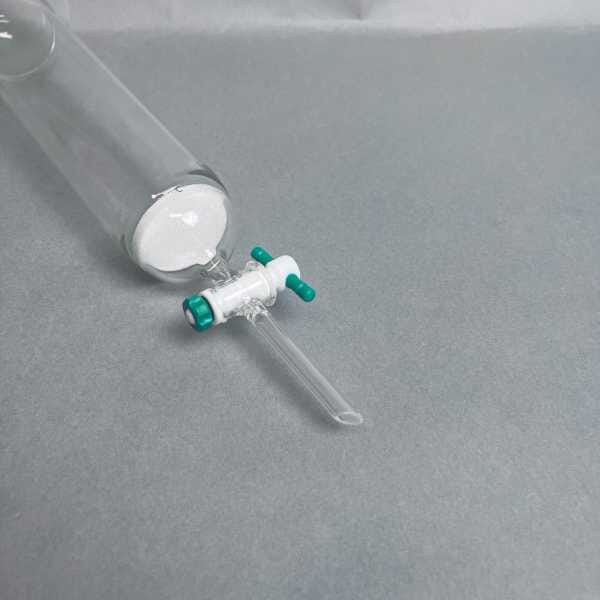 Chemglass Chromatography Column 500ml Reservoir 2 x 8 Fritted Disk Glassware Chemglass