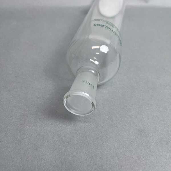 Chemglass Chromatography Column Taper Joint 2.5 x 10 inch with Frit Glassware Chemglass