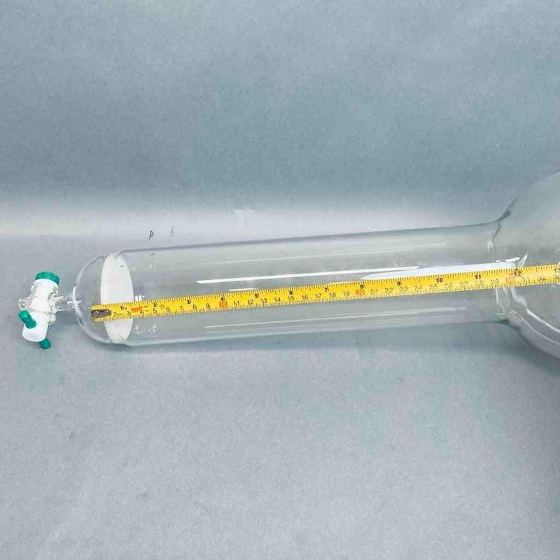 Chemglass Chromatography Column with 2000 ml Reservoir 3 x 12 in. Coarse Frit Chromatography Columns & Reservoirs Chemglass