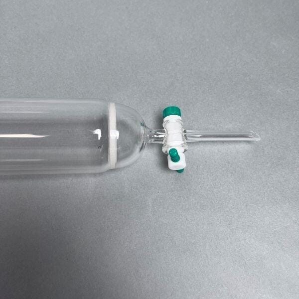 Chemglass Chromatography Column with 500ml Reservoir and Frit Filter 2 x 18 inch Glassware Chemglass