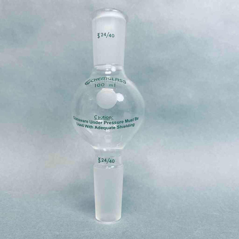 Chemglass Chromatography Reservoir 100 ml with 24/40 Joints Jointed Glassware Chemglass