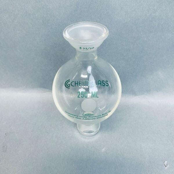 Chemglass Chromatography Reservoir 250 ml 35/20 Socket and Ball Joint Jointed Glassware Chemglass