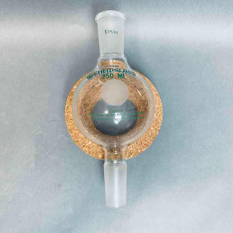 Chemglass Chromatography Reservoir 250 ml with 24/40 Joints Jointed Glassware Chemglass