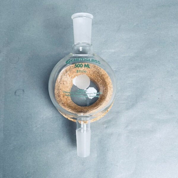Chemglass Chromatography Reservoir 500 ml with 24/40 Joints Glassware Chemglass