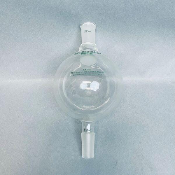 Chemglass Chromatography Reservoir Glass 1000 ml 24/40 Joints Jointed Glassware Chemglass