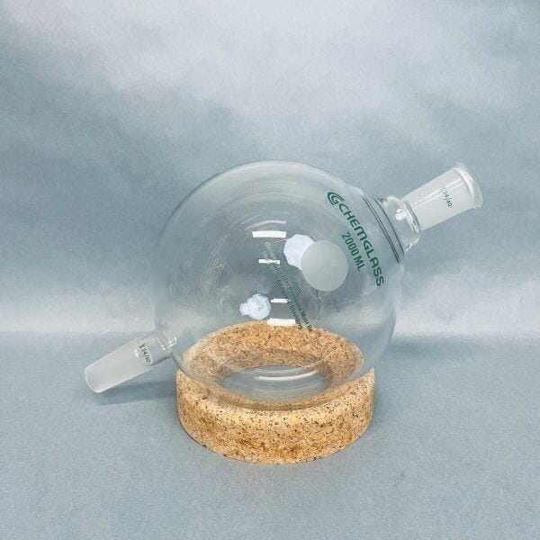 Chemglass Chromatography Reservoir Glass 2000 ml 24/40 Joints Jointed Glassware Chemglass