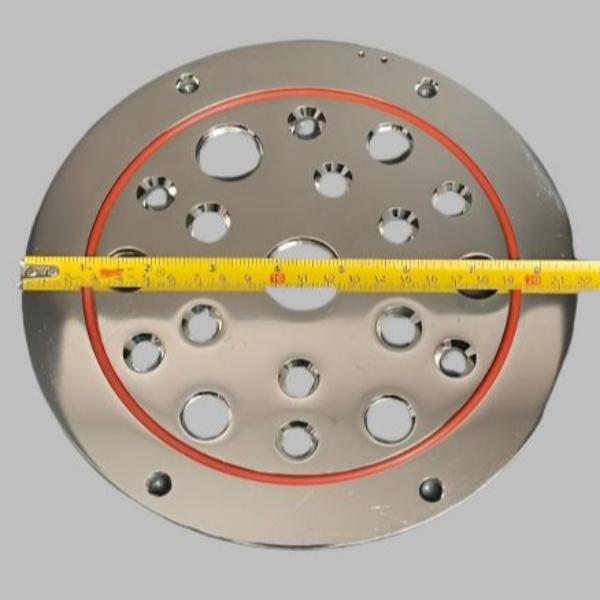 Chemglass CLS-1382-03 Bioreactor Headplate for 5L or 7L Bioreactor 19 Ports Lab Equipment::Bioreactors & Fermenters Chemglass