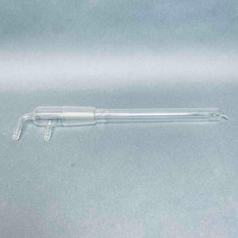 Chemglass Cold Finger Condenser 29/42 Inner Joint with Hose Barb Connections Glassware Chemglass
