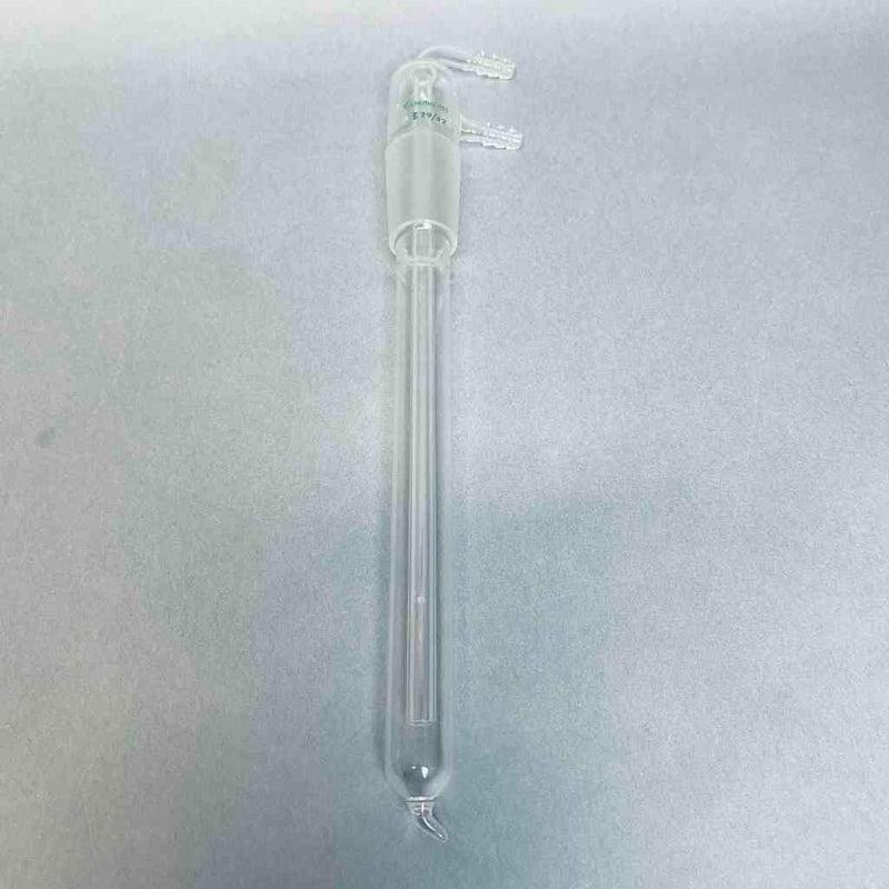 Chemglass Cold Finger Condenser 29/42 Inner Joint with Hose Barb Connections Glassware Chemglass