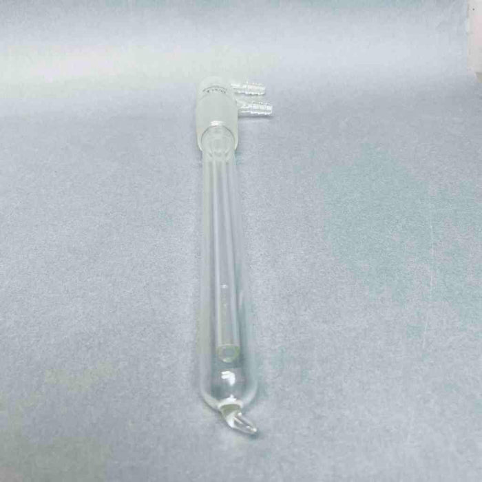 Chemglass Cold Finger Condenser 29/42 Inner Joint with Hose Barb Connections Glassware Chemglass