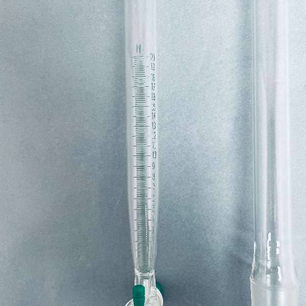 Chemglass Distilling Receiver 20 ml Capacity with 24/40 Joint Glassware Chemglass