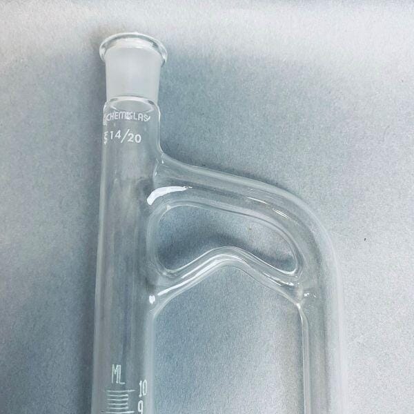 Chemglass Distilling Receiver Dean-Stark Moisture Test 10 ml 14/20 Joints Jointed Glassware Chemglass
