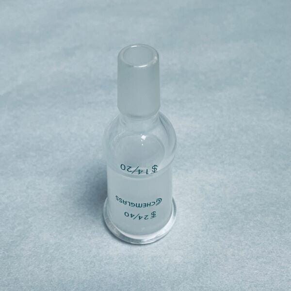 Chemglass Enlarging Connecting Adapter 24/40 to 14/20 Joints Total of 2 Other Chemglass