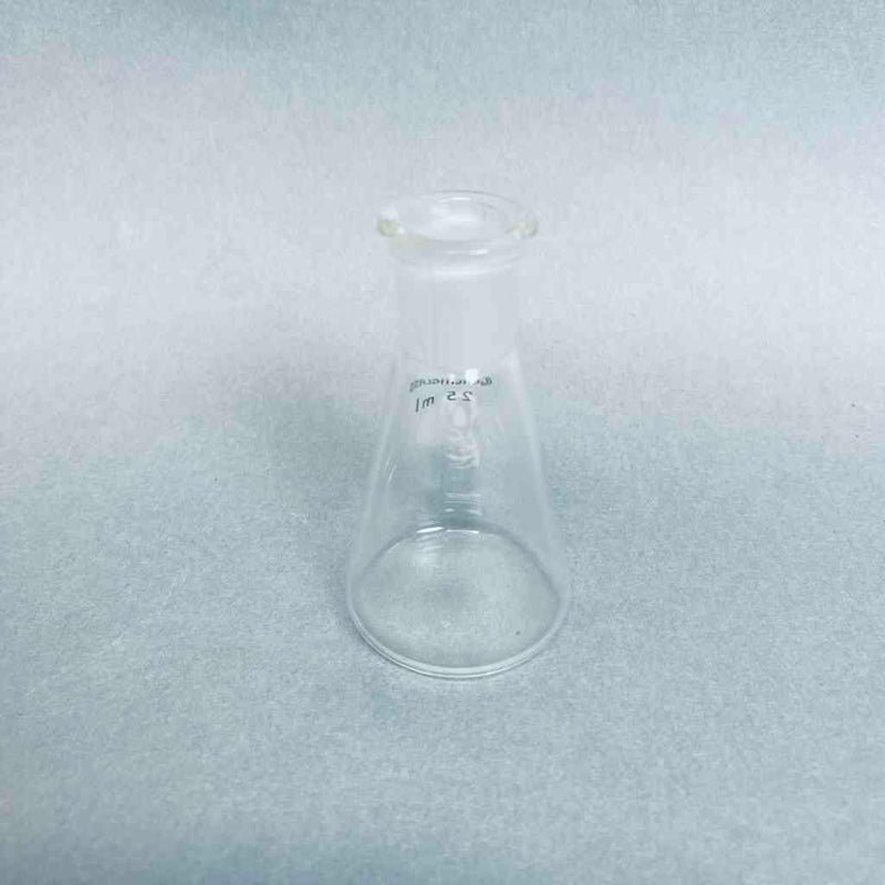 Chemglass Erlenmeyer Flask 14/20 STJ 25 ml Capacity Lot of 5 Flasks Lab Flasks Chemglass