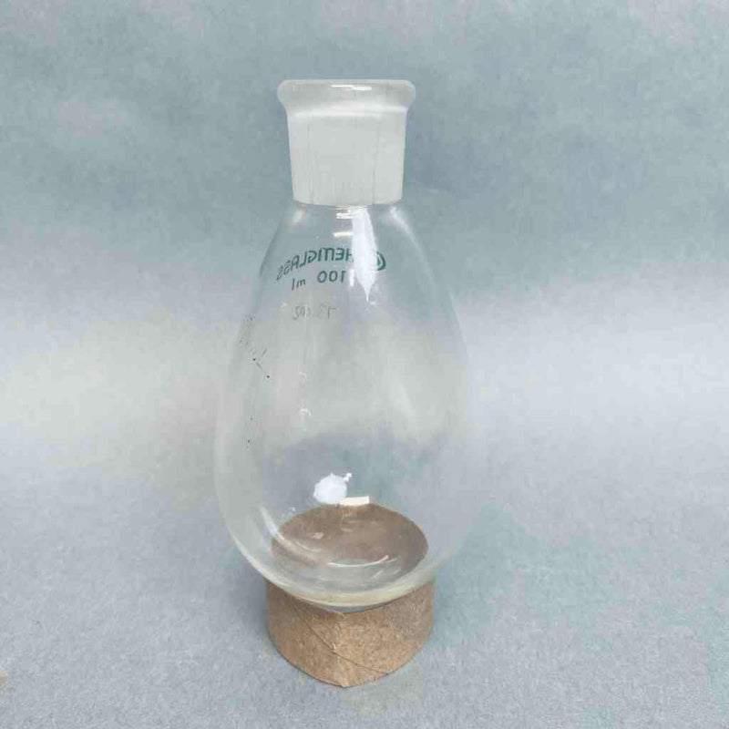 Chemglass Evaporating Flask 100 ml 19/22 Upper Joint Lab Flasks Chemglass