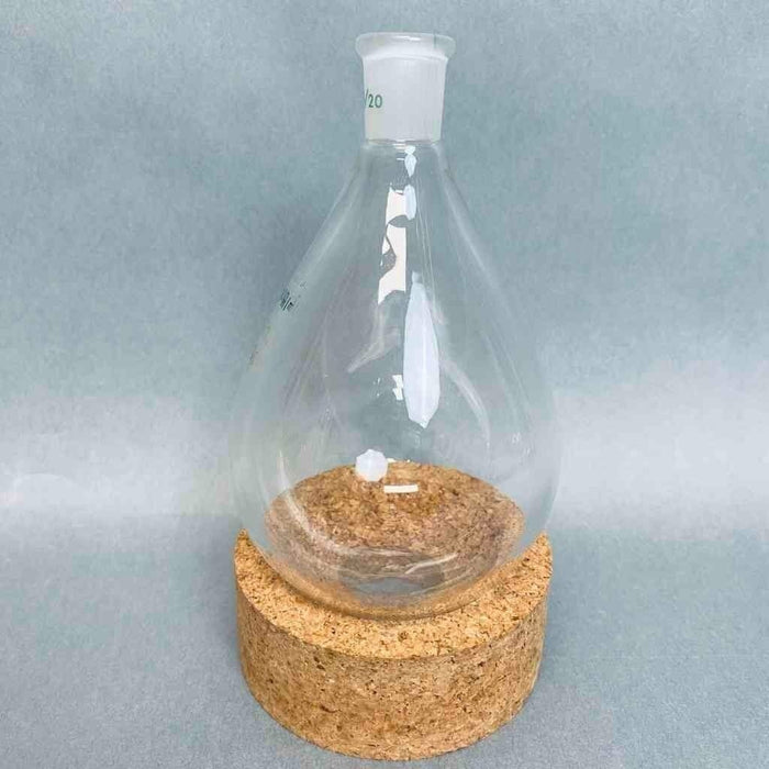 Chemglass Evaporating Flask 200 ml 14/20 Joint Lot of 3 Flasks Jointed Glassware Chemglass