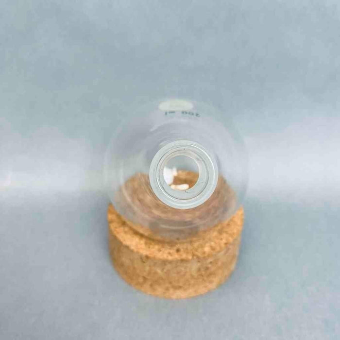 Chemglass Evaporating Flask 200 ml 14/20 Joint Lot of 3 Flasks Jointed Glassware Chemglass