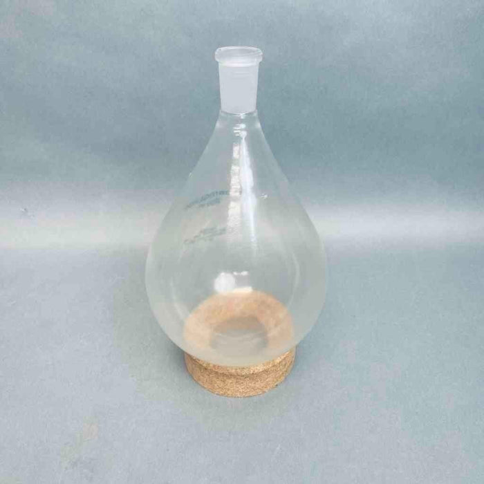 Chemglass Evaporating Flask 2000 ml Plastic Coated with 24/40 Joint Glassware Chemglass