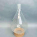 Chemglass Evaporating Flask 2000 ml Plastic Coated with 24/40 Joint Glassware Chemglass