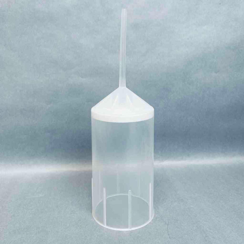 Chemglass Filter Funnel 500 ml OptiChem PE Frit Total of 8 Filters Funnels Chemglass