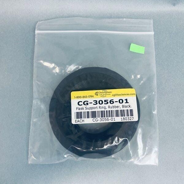 Chemglass Flask Support Rings, Rubber, Black - Total of 5 Rings Other Chemglass